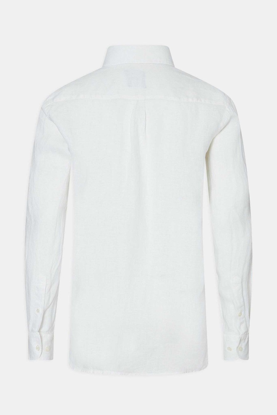 Klader Oscar Jacobson | Reg Fit Button Down Linen Shirt