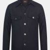 Klader Oscar Jacobson | Maverick Linen Shirt Jacket