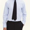 Klader Oscar Jacobson | Reg Fit Cut Away Non Iron Banker Stripe