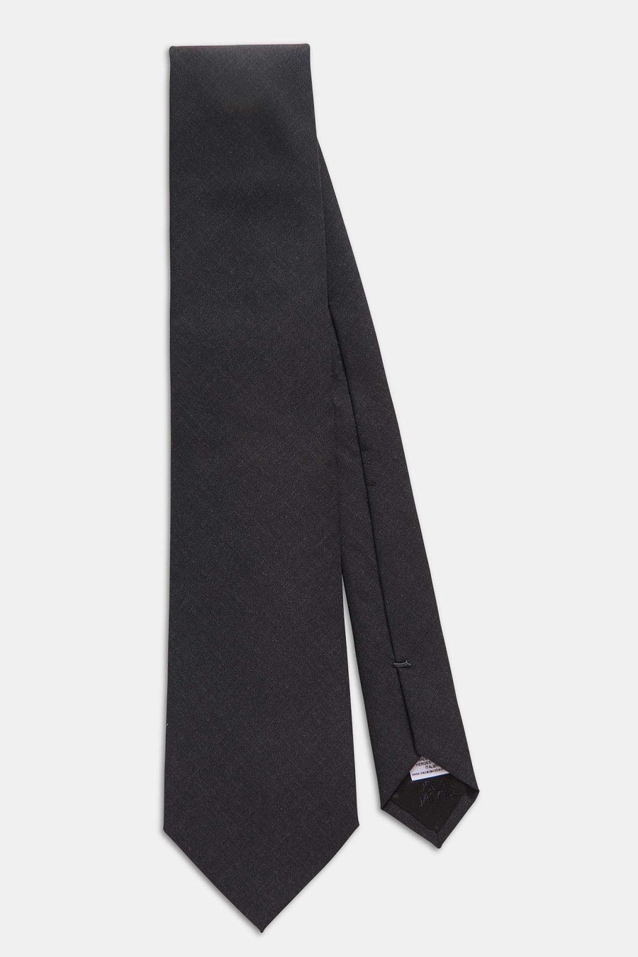 Accessories Oscar Jacobson | Plain Wool Tie