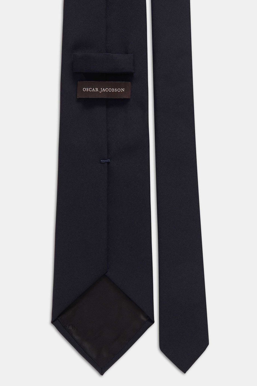 Accessories Oscar Jacobson | Plain Wool Tie