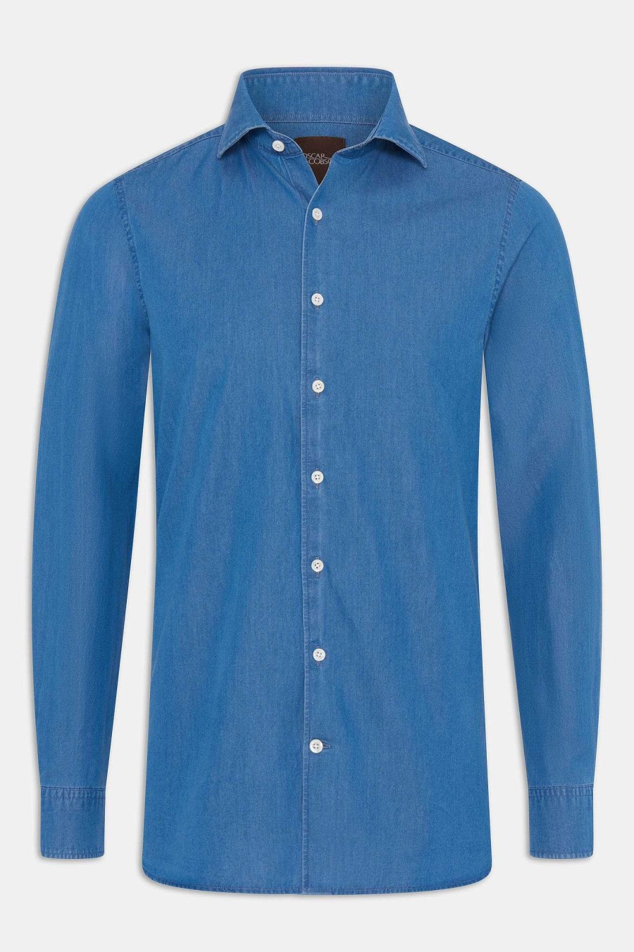 Klader Oscar Jacobson | Cut Away Denim Shirt