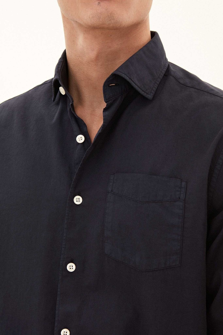 Klader Oscar Jacobson | Wide Spread Twill Shirt