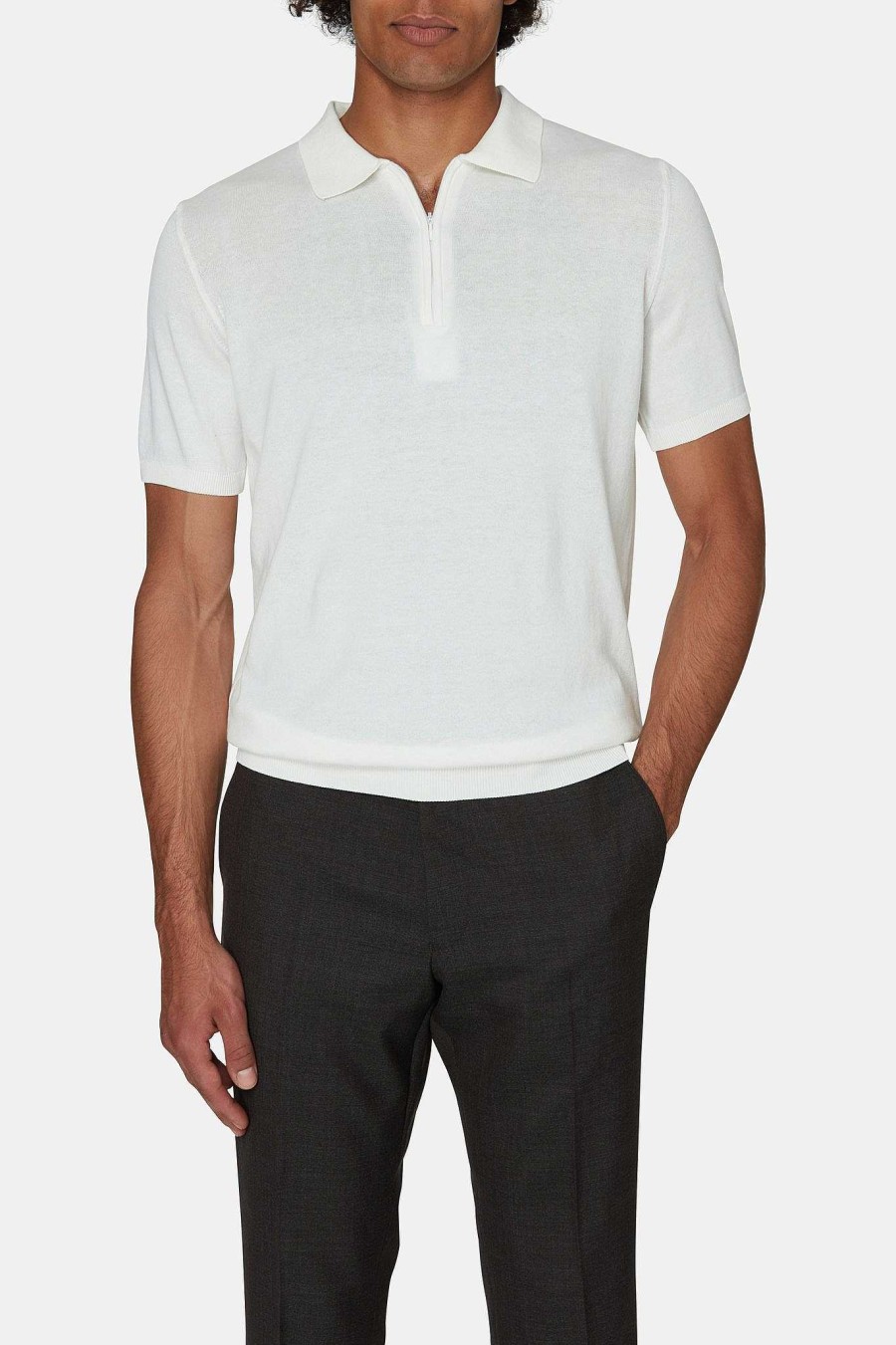 Klader Oscar Jacobson | Otto Short Sleeve Pike Zip