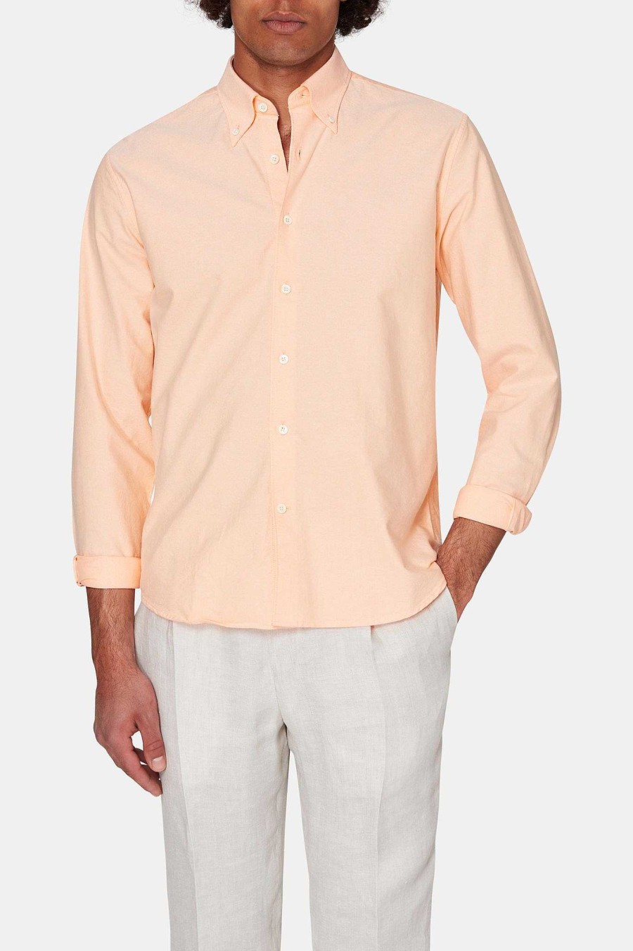 Klader Oscar Jacobson | Button Down Casual Oxford Shirt