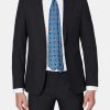 Klader Oscar Jacobson | Slim Fit Microstructure Wool Blazer