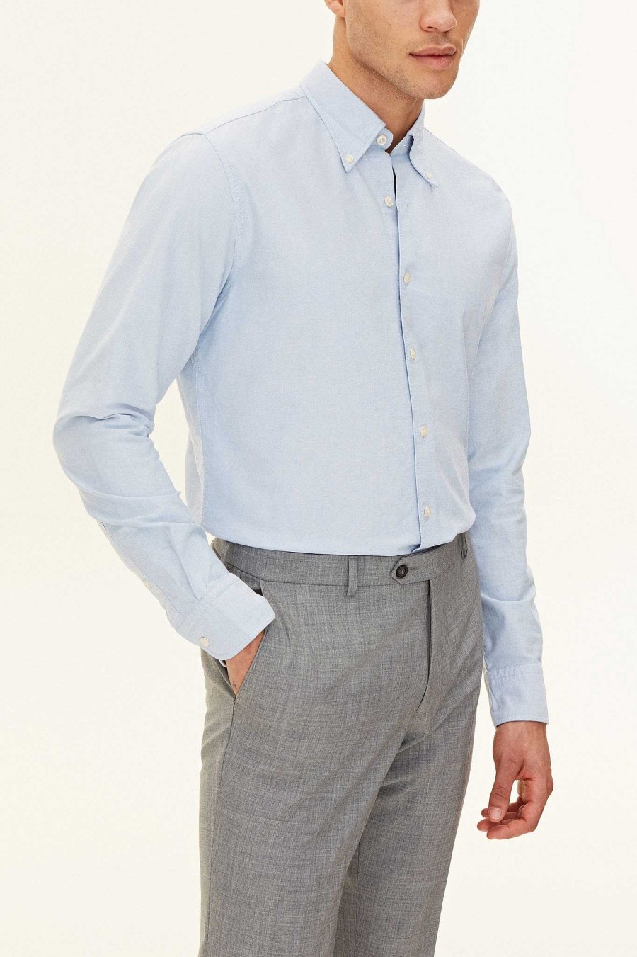 Klader Oscar Jacobson | Button Down Casual Oxford Shirt