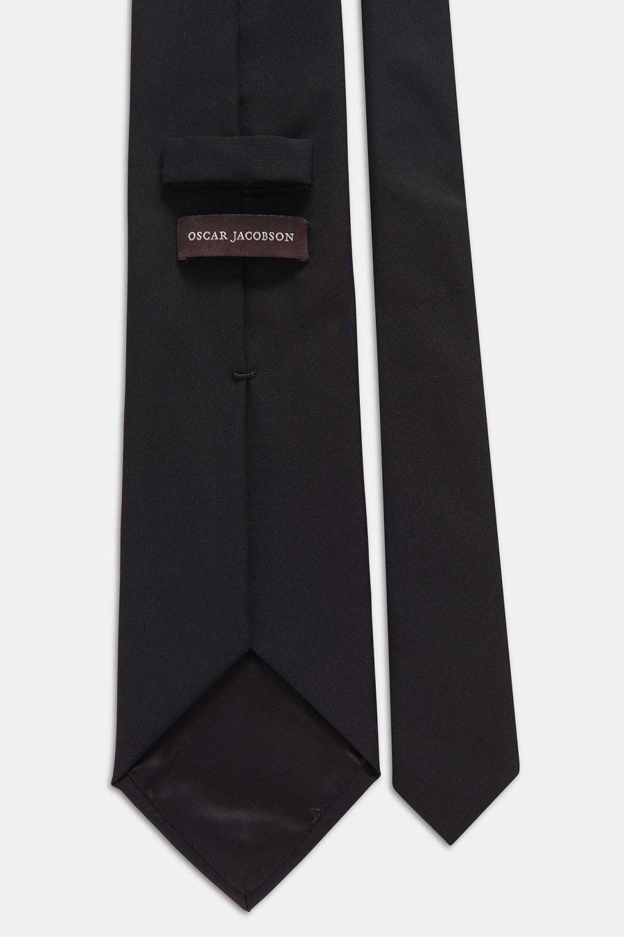 Accessories Oscar Jacobson | Plain Wool Tie