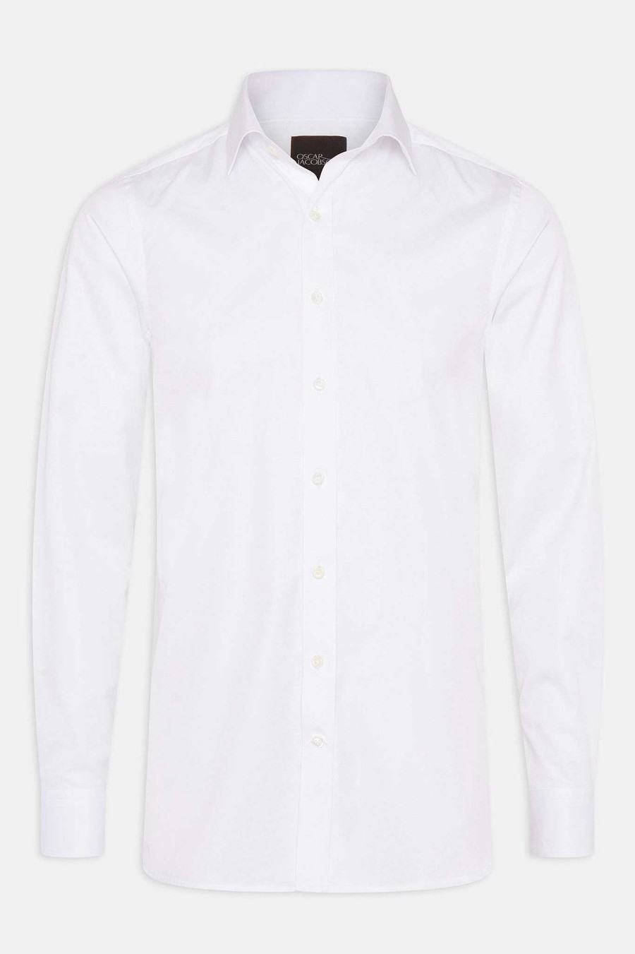 Klader Oscar Jacobson | Cut Away Thomas Mason Twill Shirt