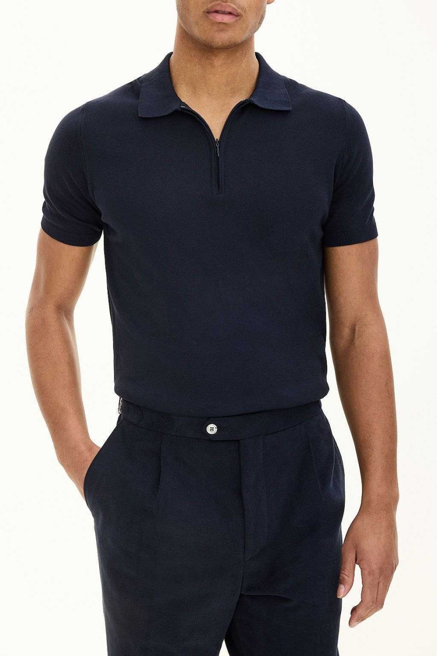 Klader Oscar Jacobson | Otto Short Sleeve Pike Zip